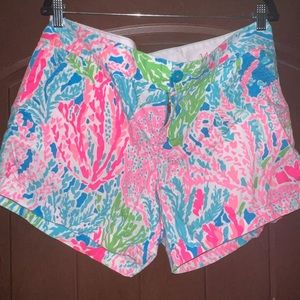 Lilly Pulitzer Callahan Shorts sz 14 Let’s Cha Cha